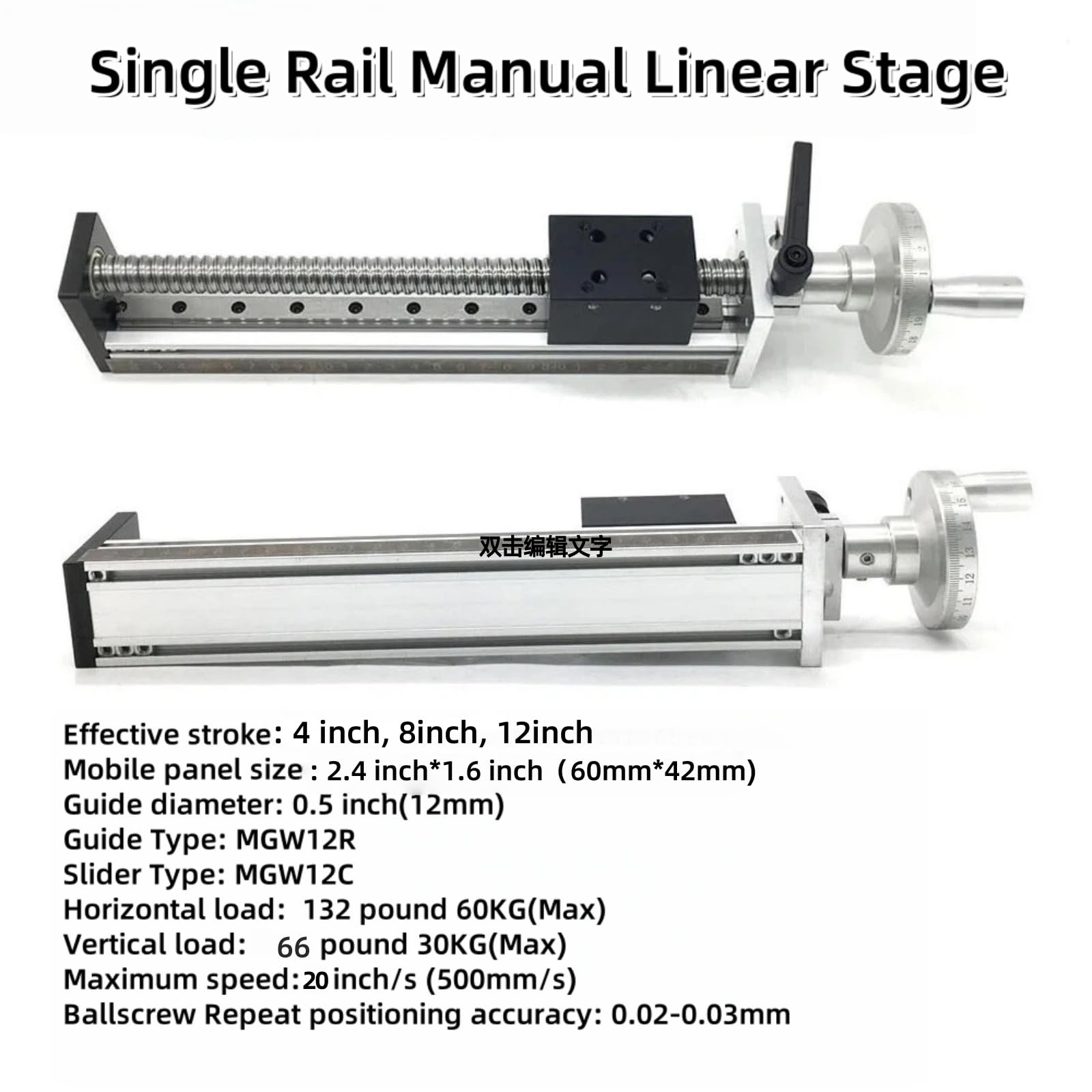 Xy Positioning Rails Snapklik.com : Manual Linear Rail Guide Slide Stage 4 Inch 100mm 0.02mm ...