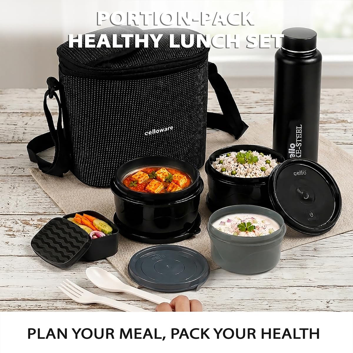 Cello Munch Mate Lunch Box - Office & Travel -3