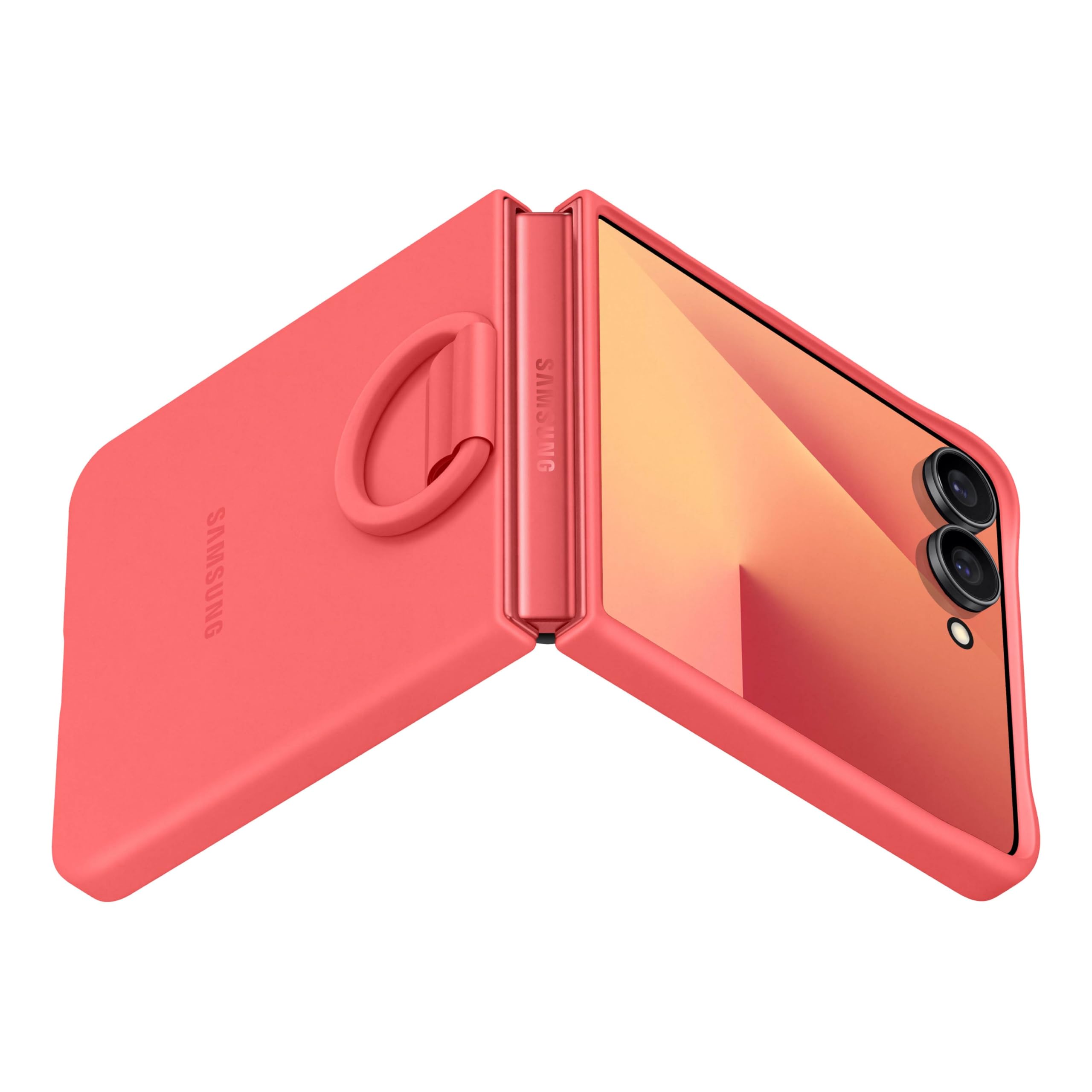 Samsung Galaxy Z Flip7 Official Ring Phone Case Silicone, Easy to