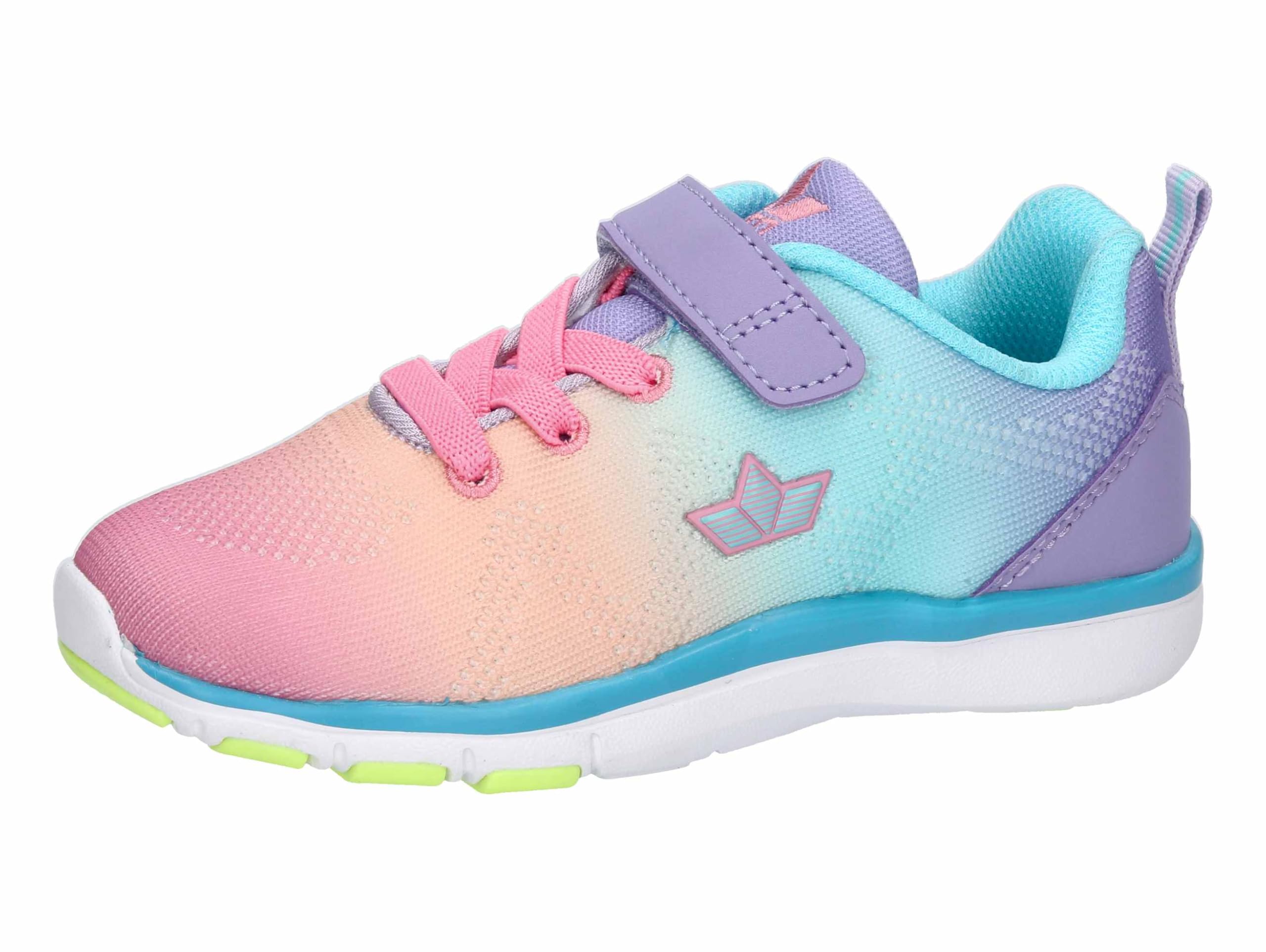 Lico Unisex Kid's Colour Vs Sneaker, Pink, Purple, Turquoise, 1.5 UK Child