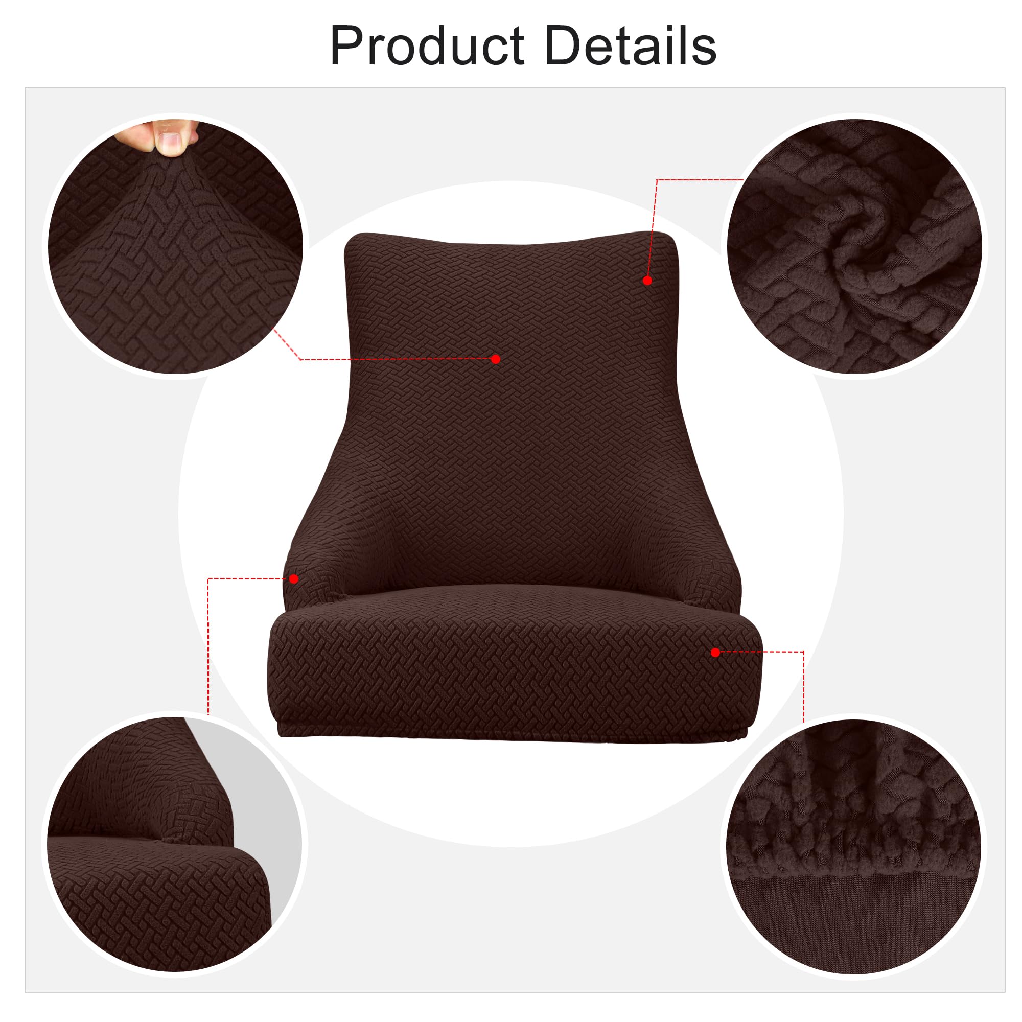 Leorate Hight Scoop Back Chair Covers - Image 4