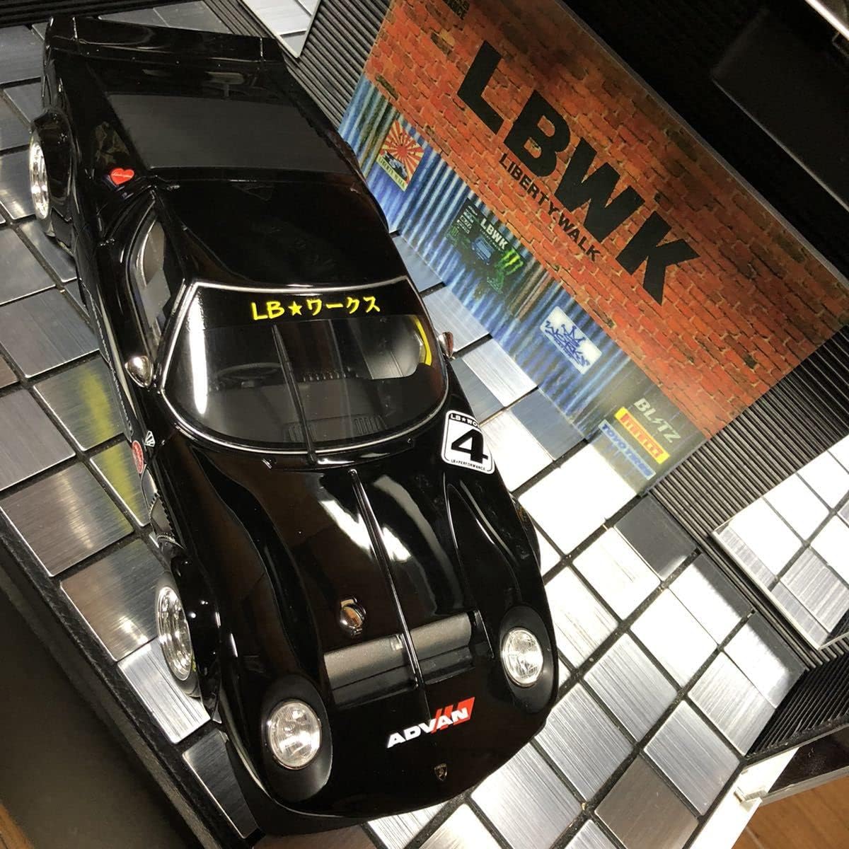 絶版 GT SPIRIT 1/18 ミウラLB Works ADVAN 1/18 GT Spirit GTSpirit Lamborghini Miura Liberty Walk LB