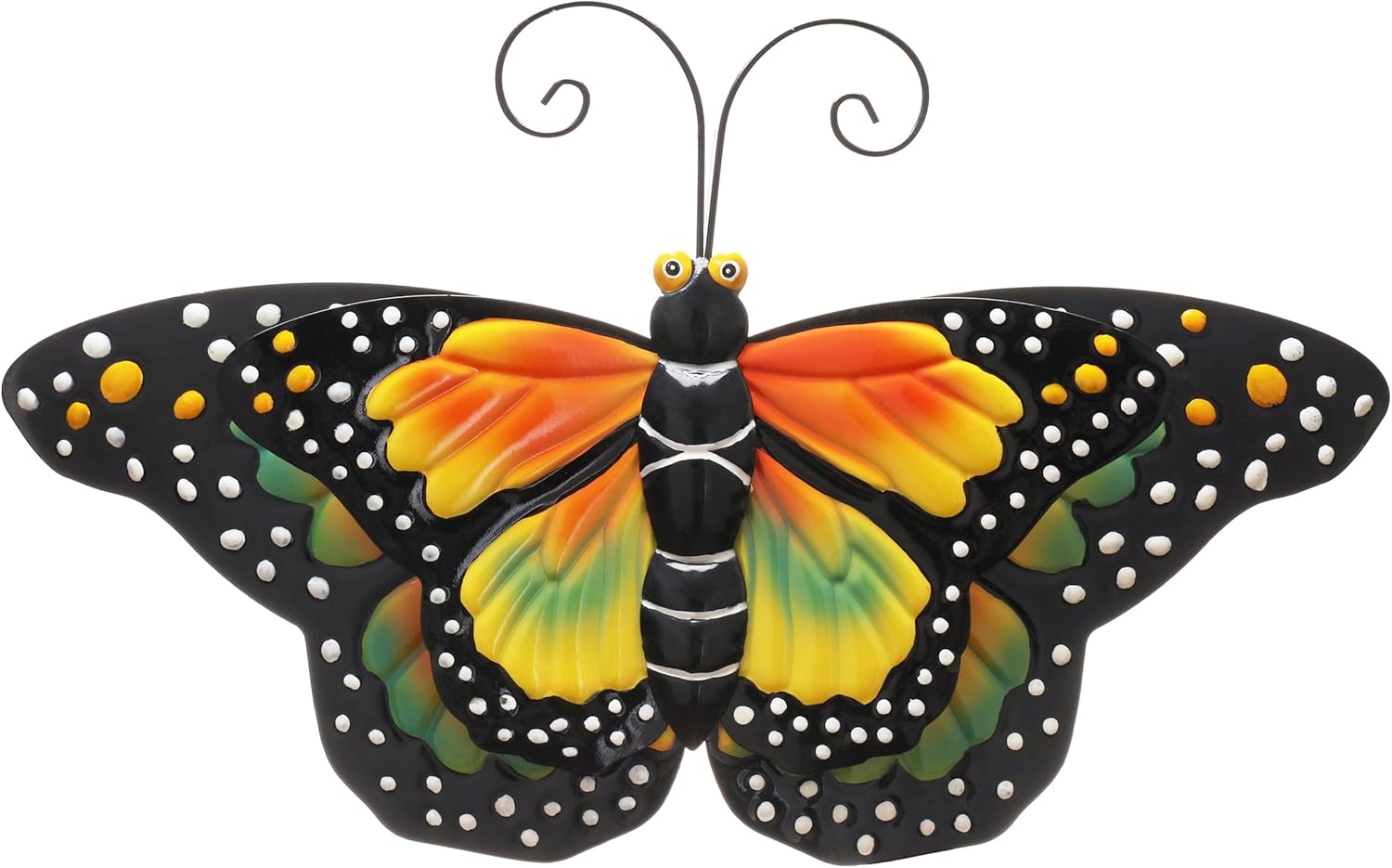 TERESA'S COLLECTIONS Metal Butterfly Wall Decor,20 Inch Large Wall Art for Indoor Outdoor,Garden Hanging Sculpture for Yard Fence Home Patio Balcony,Ideal Gifts for Dad Family