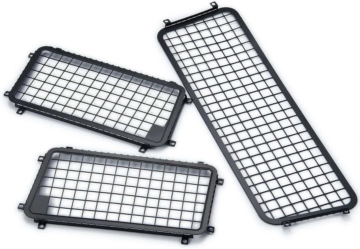 MORLORDY RC Side Windows Rear Windows and Roof Rack Set for 1/10 Scale RC Crawler Car TRX4 2021 Bronco Upgrades