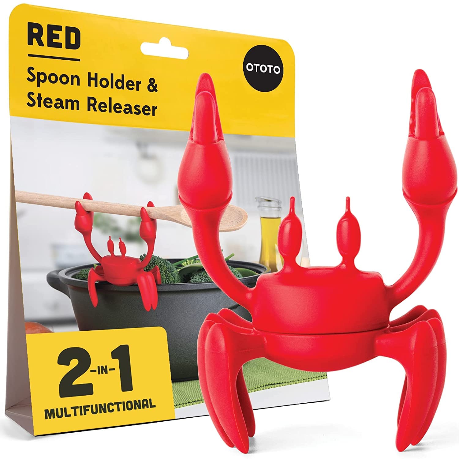 OTOTO Repose Cuillère Silicone Résistant à la chaleur Support Antidérapant Cuisine Gadget
