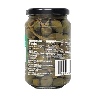 Mario Camacho Foods Caperberries 12 Fl. Oz. (Pack of 12)