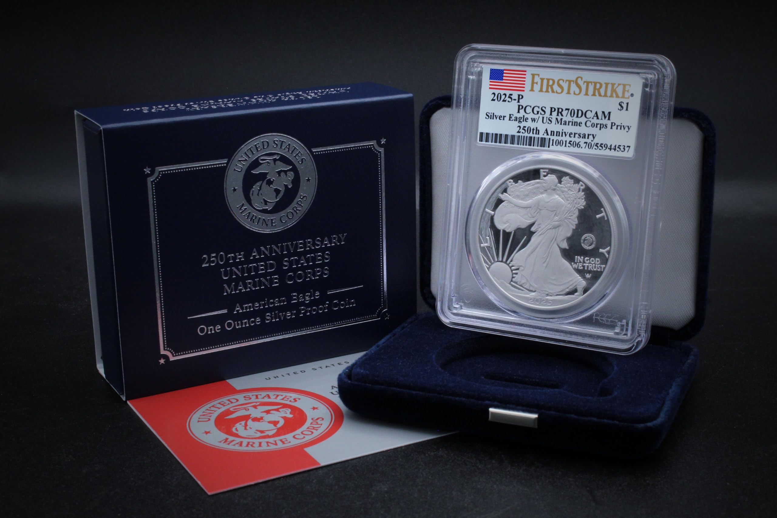 2025 American Silver Eagle - PR70 Deep Cameo PCGS -2