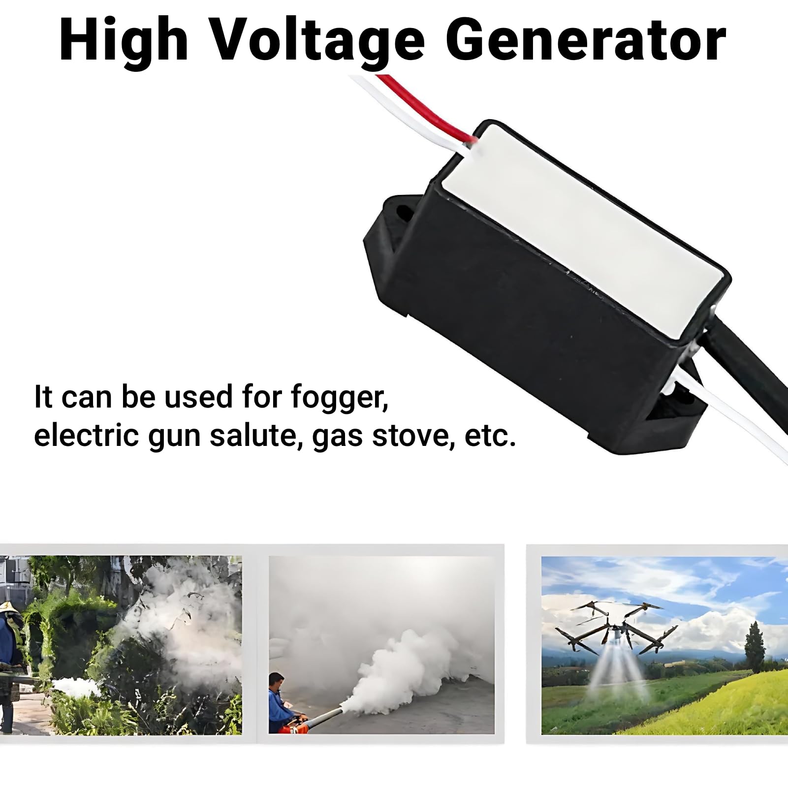 DC 3,6 V 4,8 V 6 V 12 V DC Hochspannungsgenerator Hochspannungs-Lichtbogenmodul Spannungsgenerator-Transformator 3 KV 11 KV Boost Step Up Inverter Arc Pulse Generator