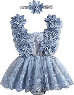 Newborn Baby Girl Romper Dress Infant Sleeveless Lace Floral Romper Bodysuit Baby Girl Summer Clothes Outfits - Buy now