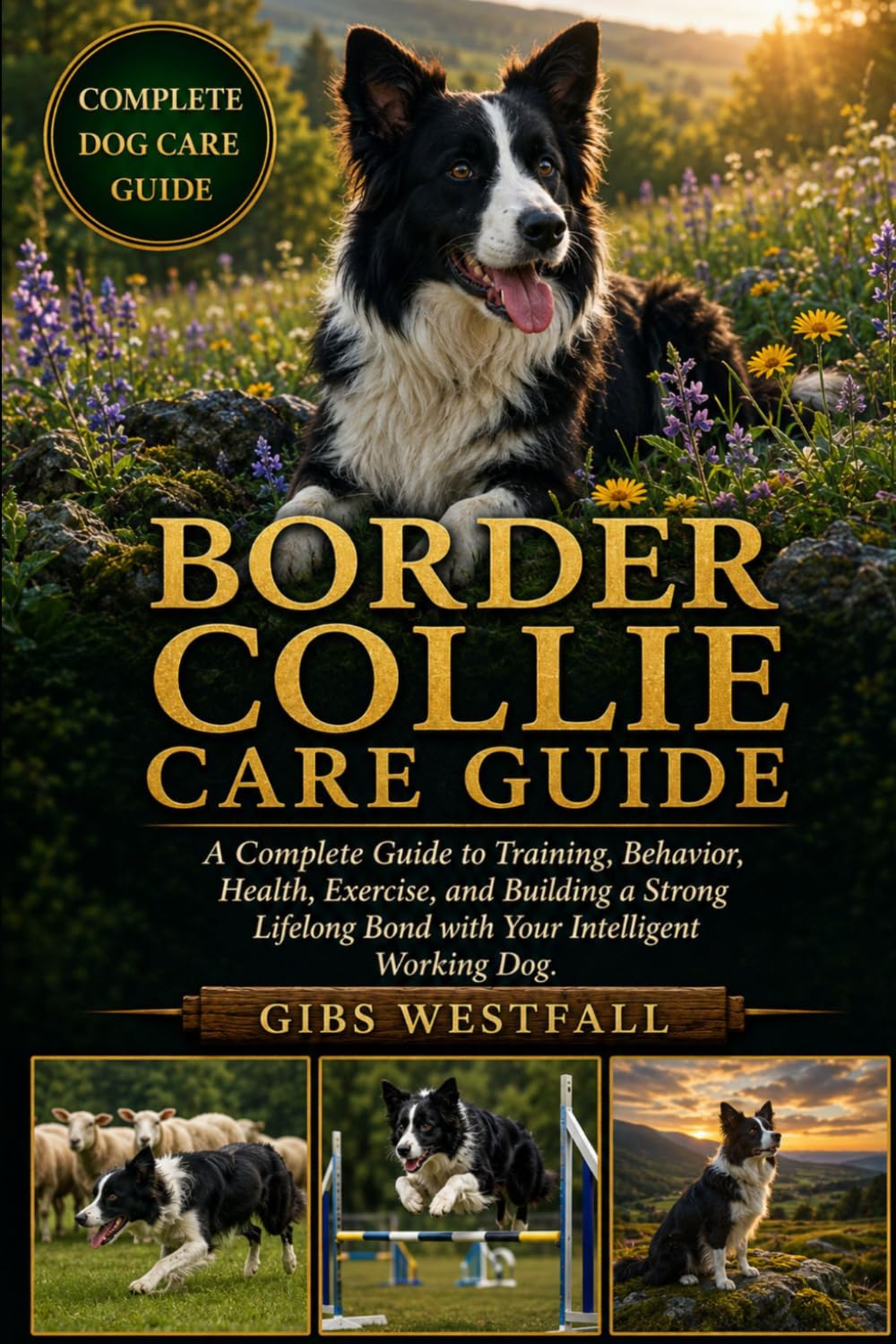 BORDER COLLIE CARE GUIDE: A Complete Guide to Training, Behavior, Health, Exercise, and Building a Strong Lifelong Bond with Your Intelligent Working Dog.