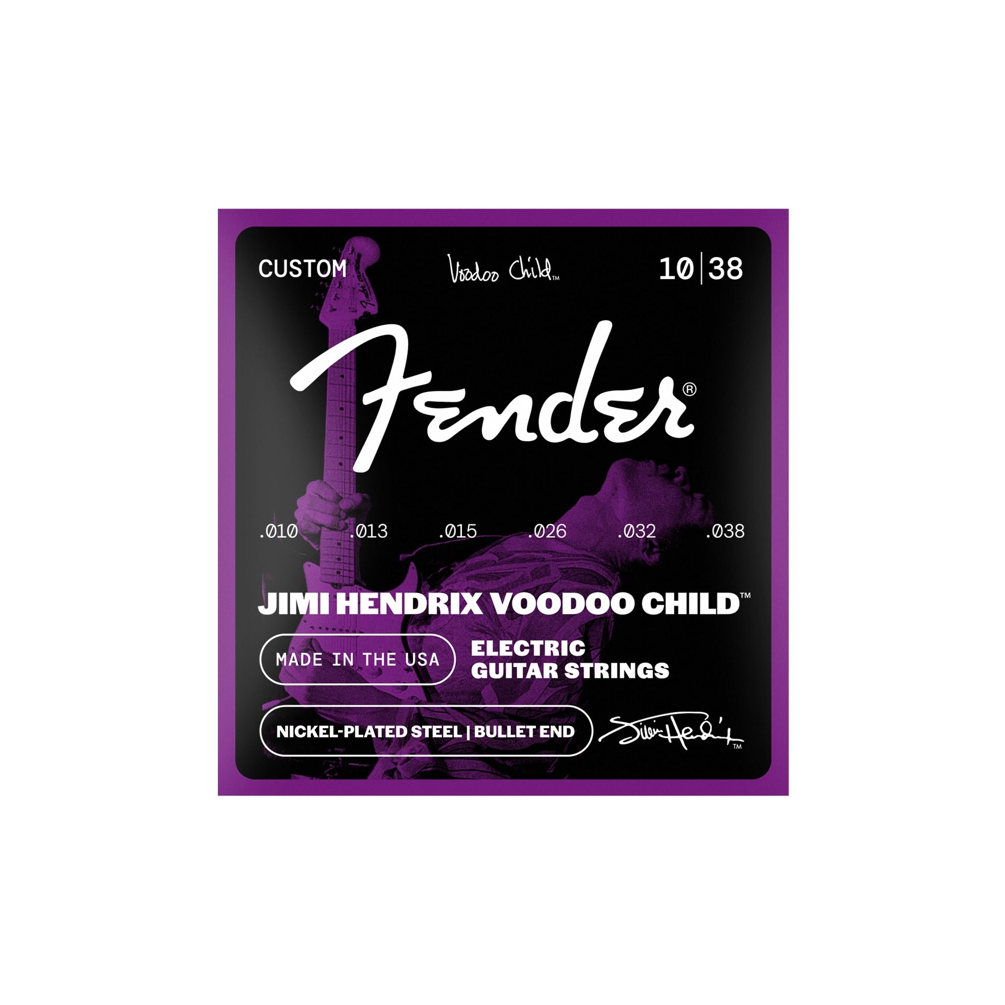 Fender Hendrix Voodoo Child™ Bullet End NPS 10-38