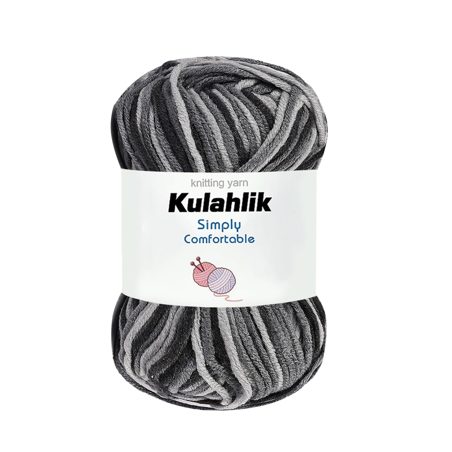 250g(5x50g) Acrylic Yarn for Crochet/Knitting, Colorful Gradient Yarn Thread, 5 Rolls Skeins, Perfect for Any Knitting Crochet and Crafts Mini Project — view 128