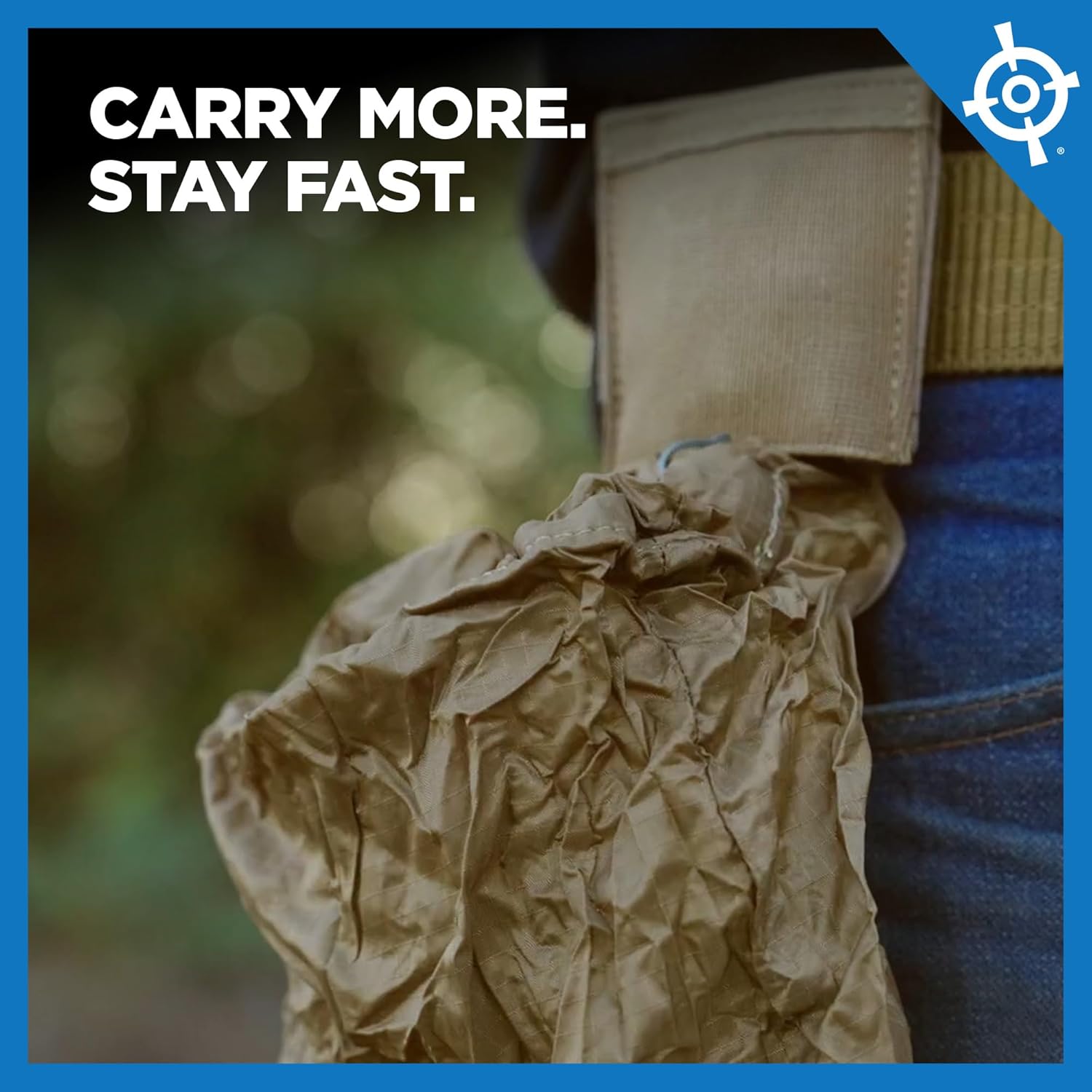 Blue Force Gear - Ranger Green Dump Pouch - Tactical MOLLE Utility Pouch for Duty Belt or Vest - Small Drop Bag Carrier for Hunting, Airsoft & Outdoor Accessories - 3 x 3.5 x 1 Inches - Ranger Green