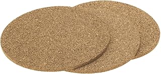 Set di 3 sottopentola in sughero rotondo Ø 19 cm