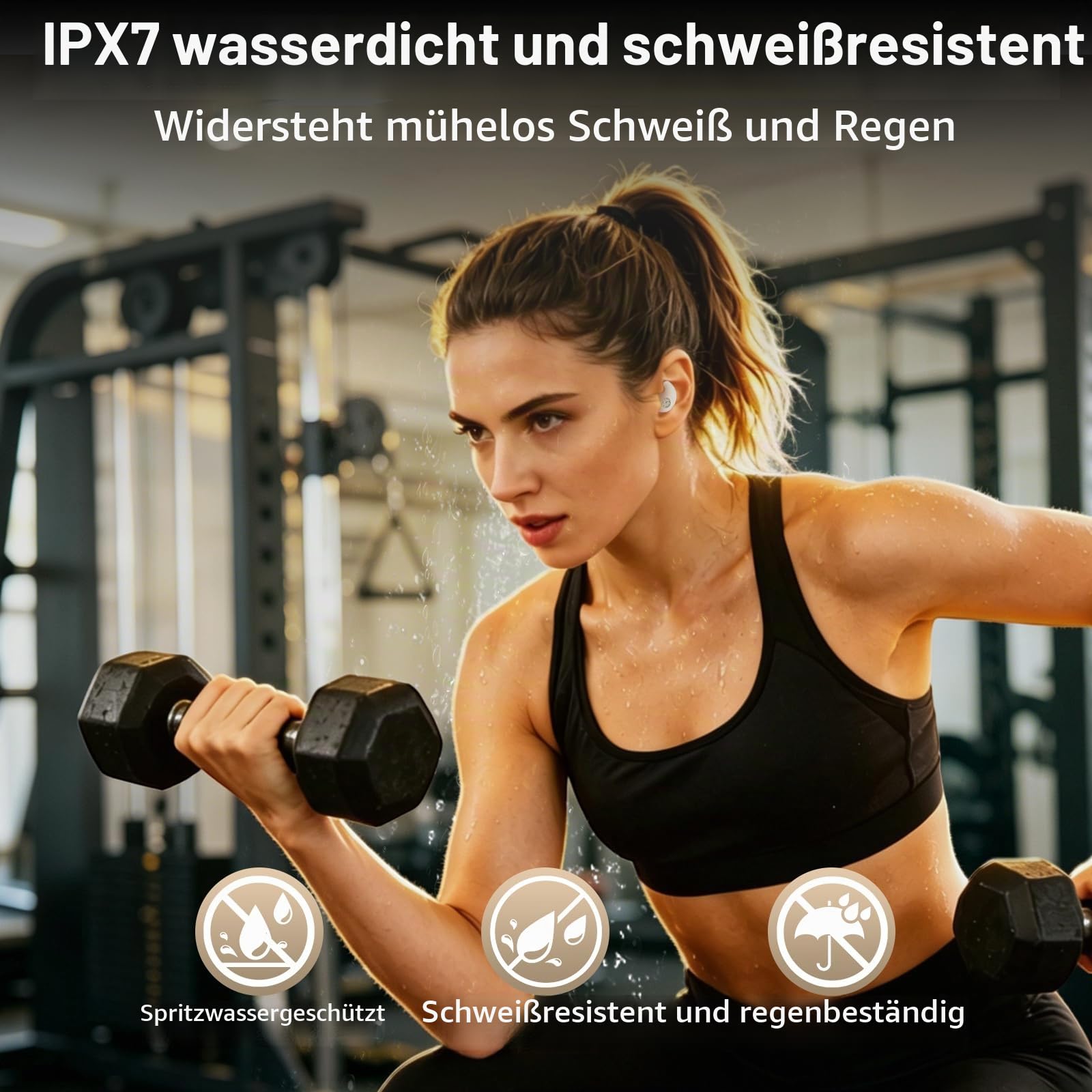 Schlafkopfhörer,2026 Neue Mini-Kabellose schlafkopfhörer seitenschläfer,Bluetooth-6.0-Kopfhörer zum Schlafen,IPX7-Ohrhörer,Ultrakomfortabel für Seitenschläfer, weichen sleepbuds & druckfreiem