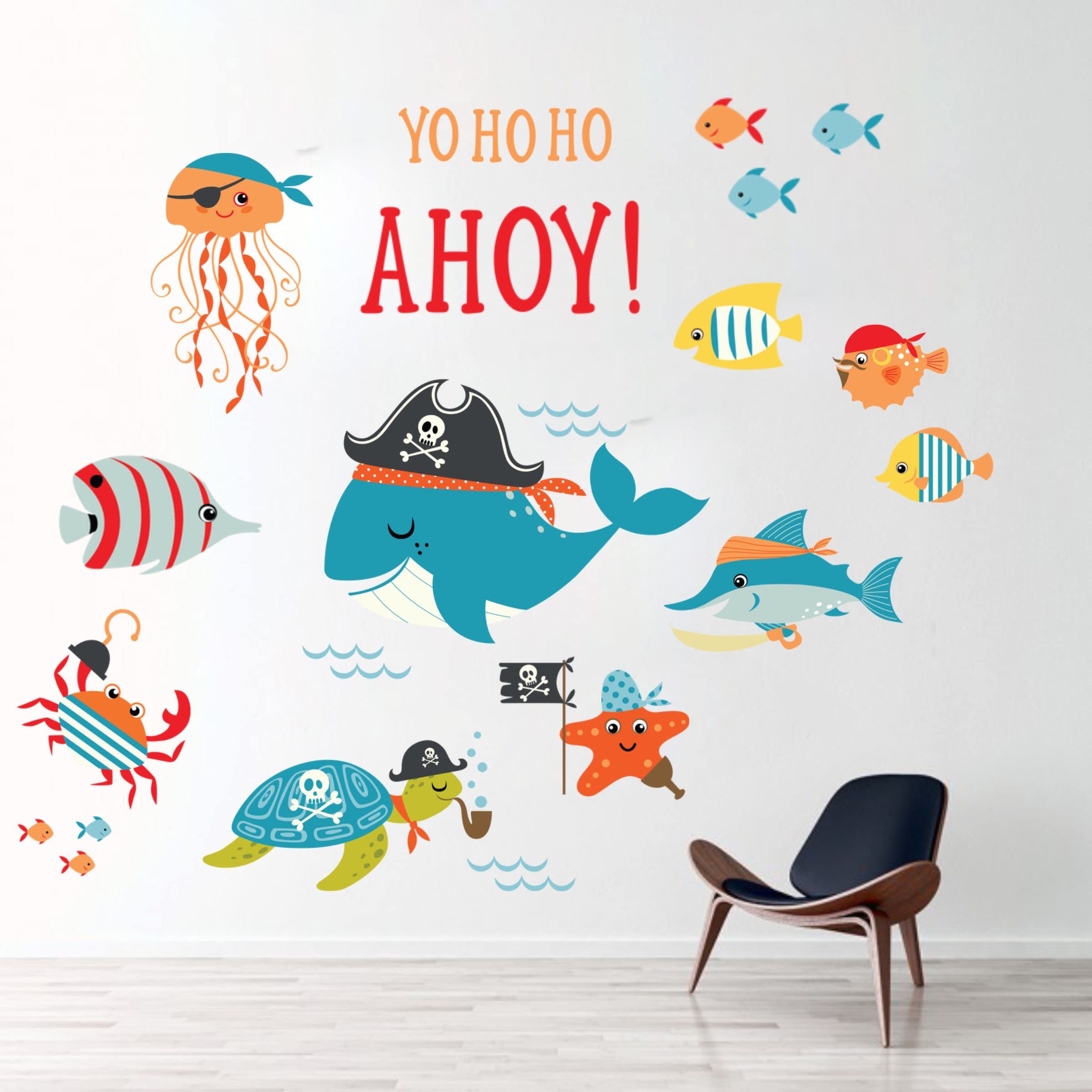Design Zoo YO HO HO AHOY Sticker