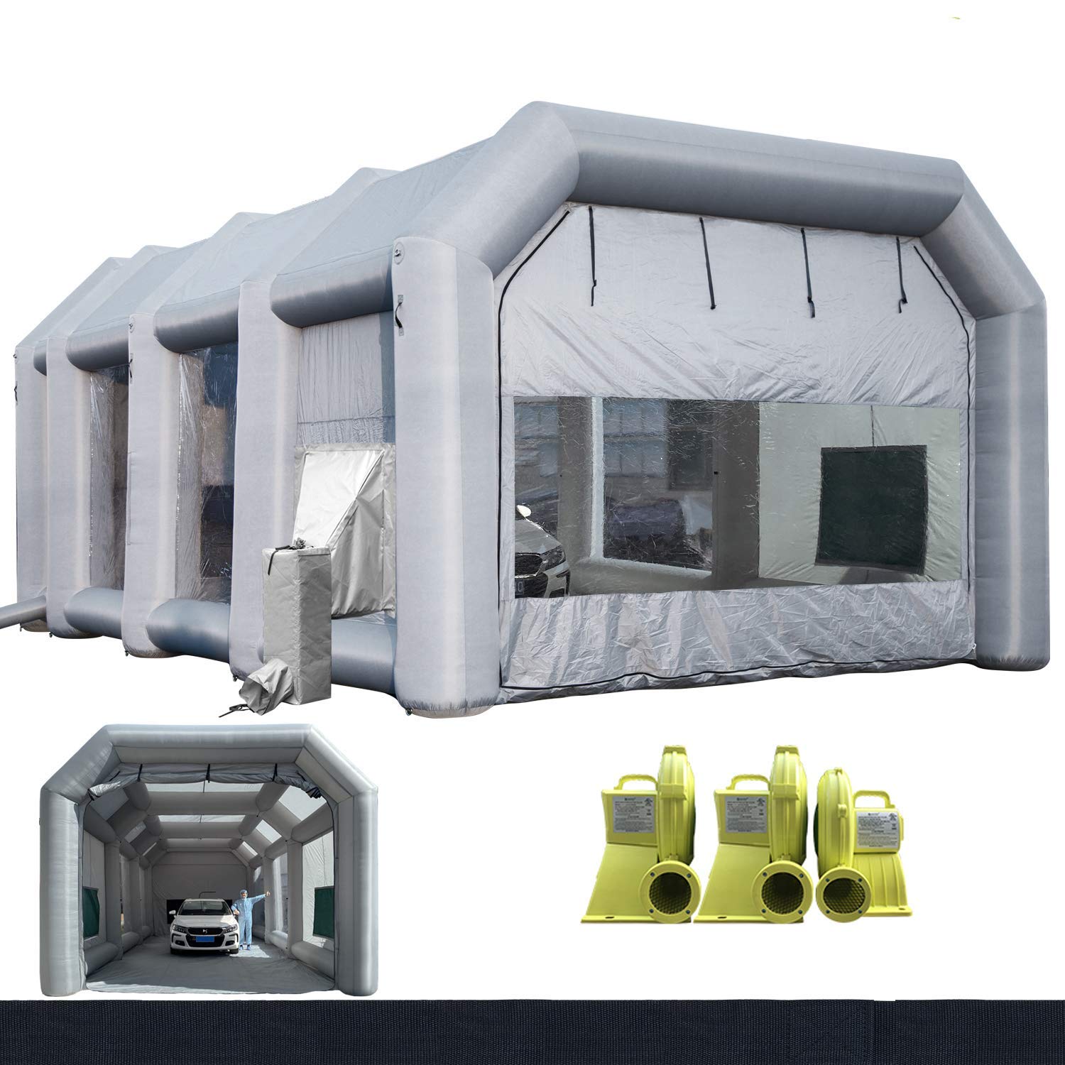 Buy Sewinfla Indoor Inflatable Paint Booth with Air Draft Device