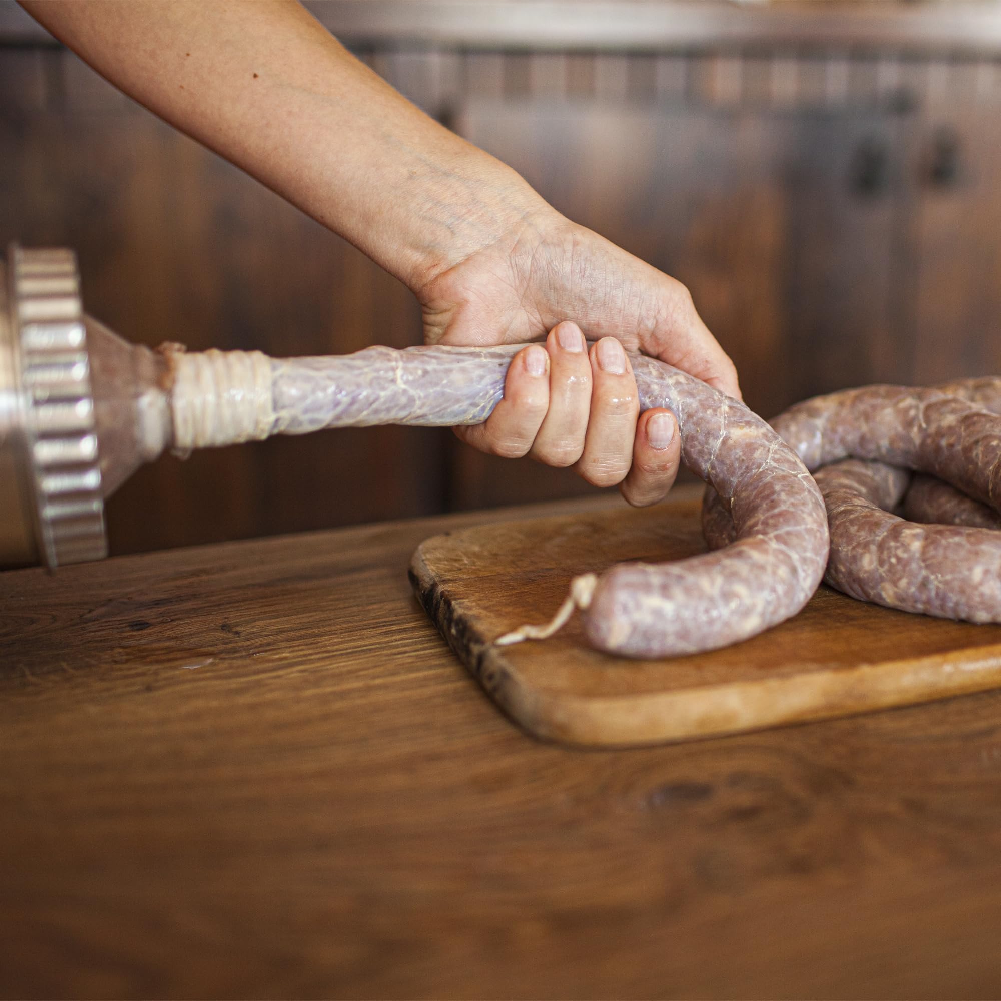 BROWIN® Schweinedarm 310605 | Premium Naturdarm für hausgemachte Würstchen, Wacholderwurst, Weißwurst, Bratwurst | Kaliber 28/30, 91 Meter | 55 bis 60 kg Fleisch