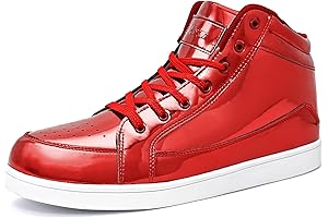 Women's Luminescent Lace-Up Sneakers: Illuminate Your Style