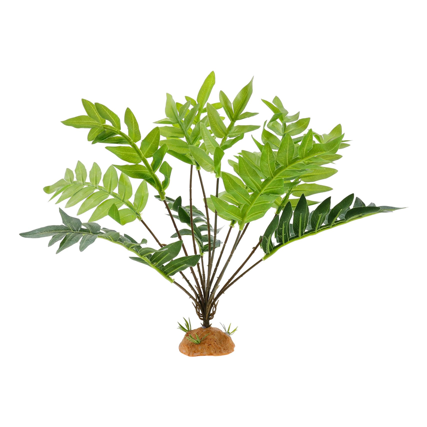 HOLIDYOYO Reptile Plant Decoration for Terrarium Simulated Leaves for Reptile Tanks Durable Faux Plant for Amphibians Fish Habitats Look Reptile Decor