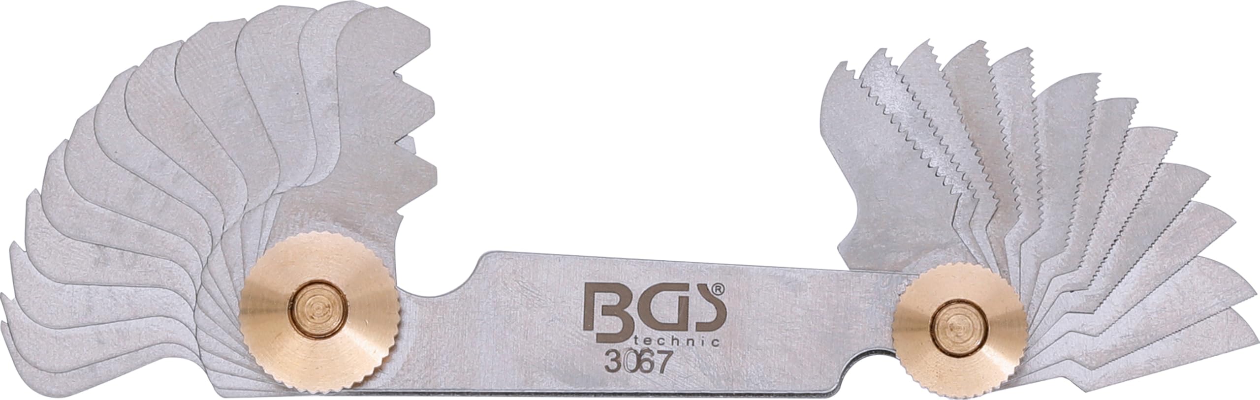 BGS 3067 Contafiletti 24 lame metrico 0,25-6,00 mm