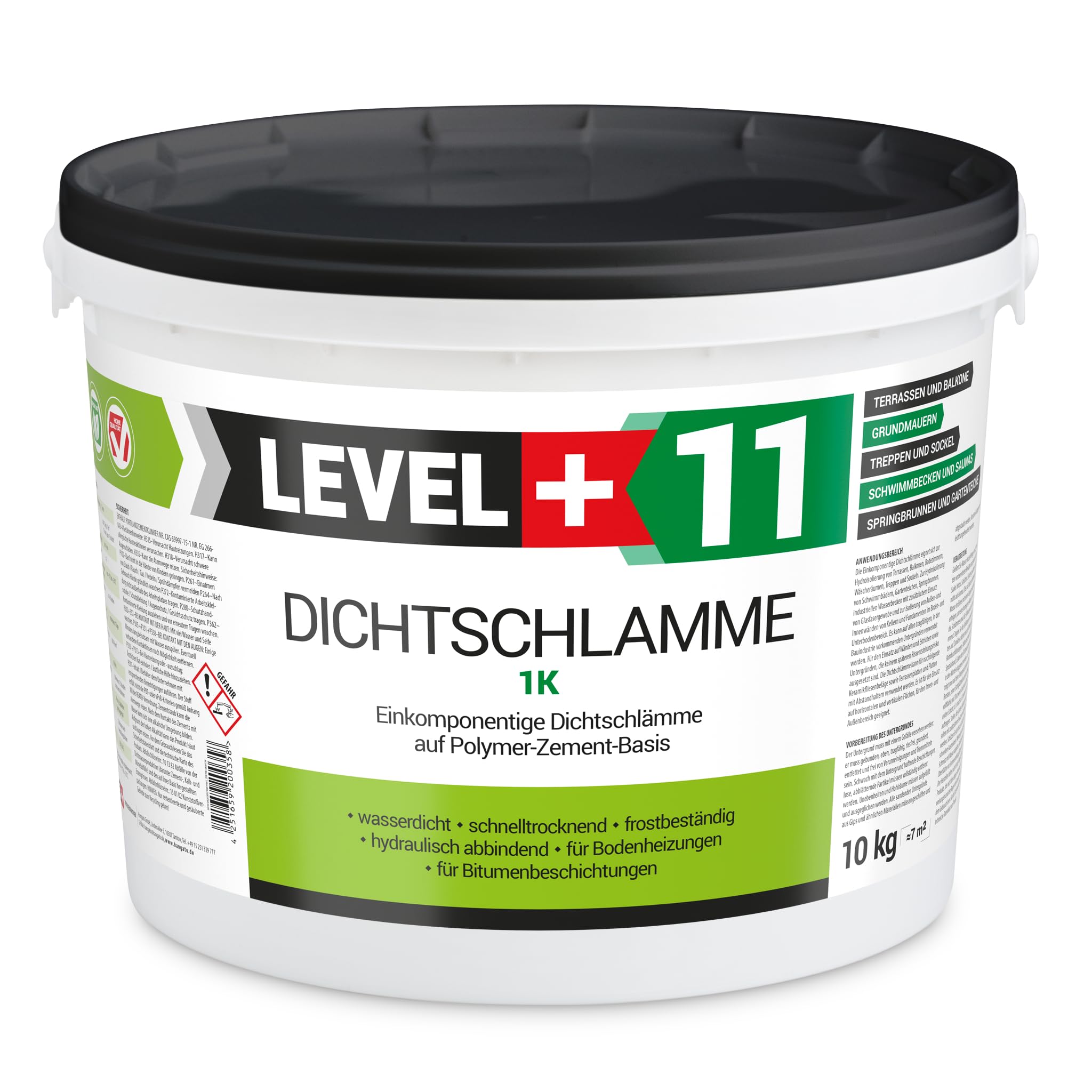 15 kg - Borne d'étanchéité 1 K - Pour cloison sèche, balcon, terrasse, joints RM11