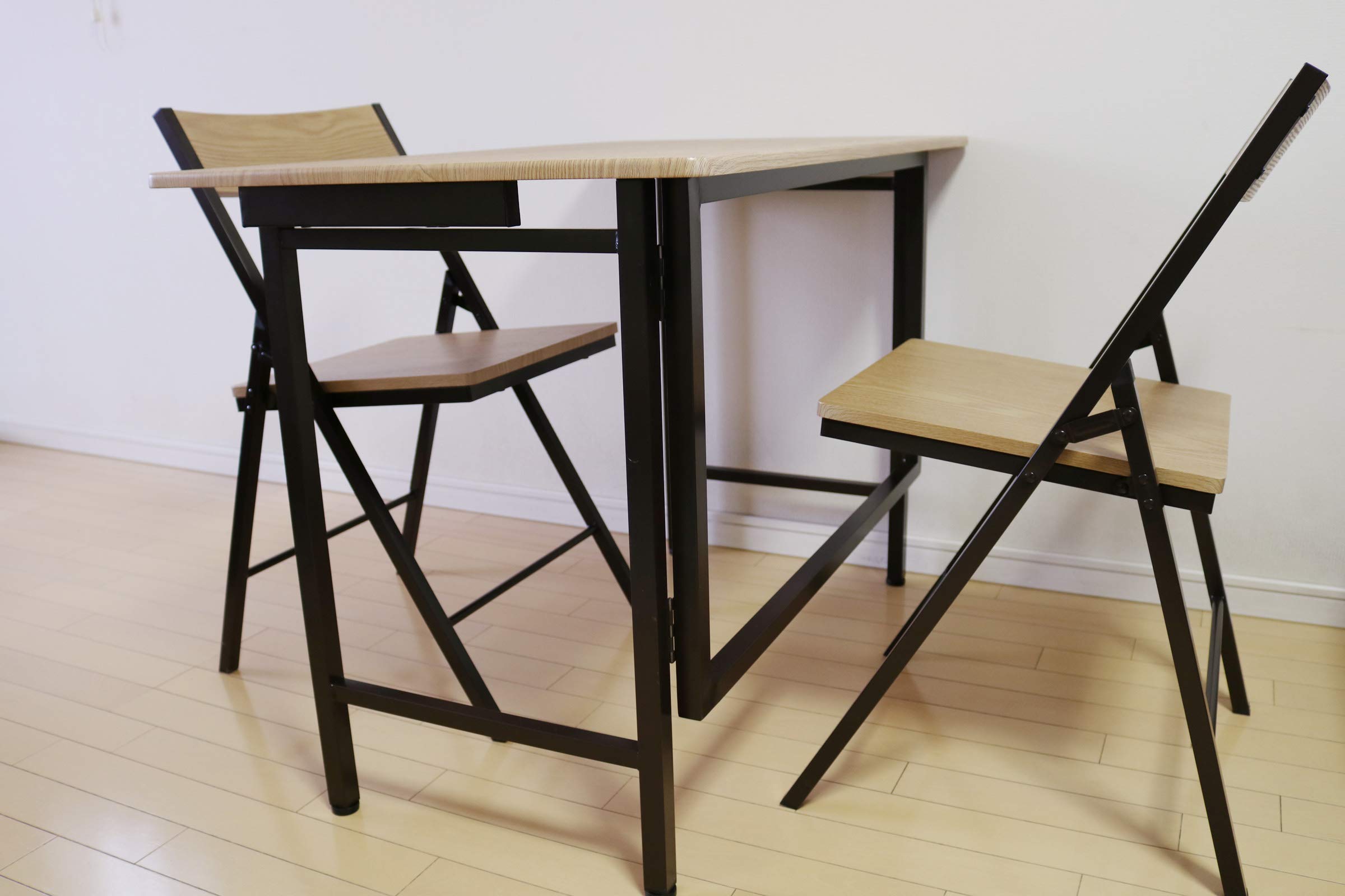 ビンテージ折りたたみチェアインダストリアル2脚