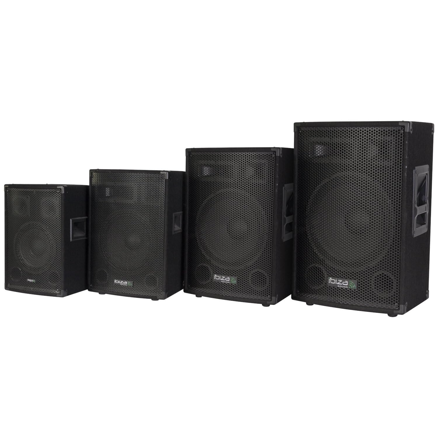 Ibiza DISCO8B - Altavoz de suelo de 300 W, negro
