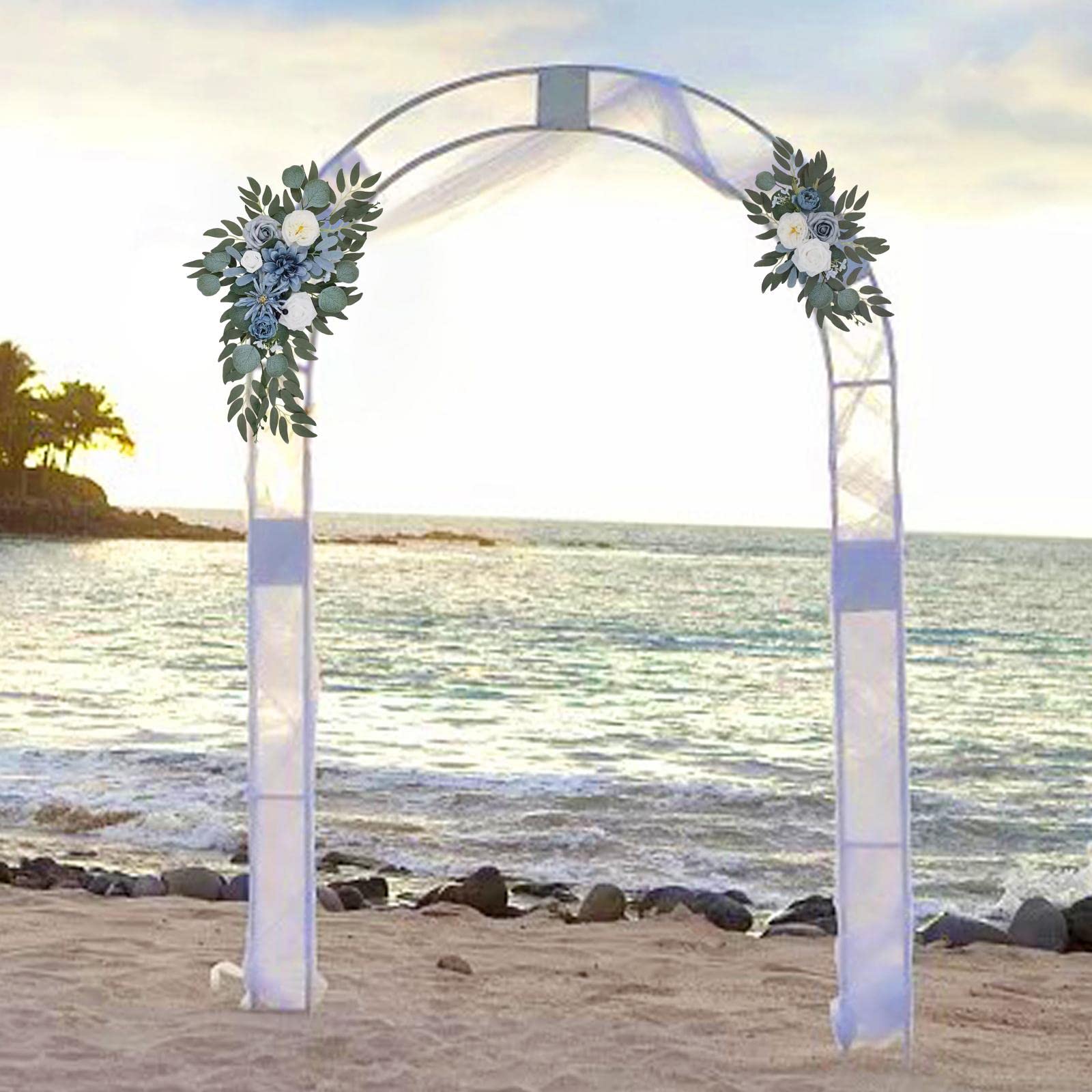 2 de Boda, Flores, Girasoles, Decoración, Estilo Rústico, para Puerta Trasera, Fiesta, Opción 3G
