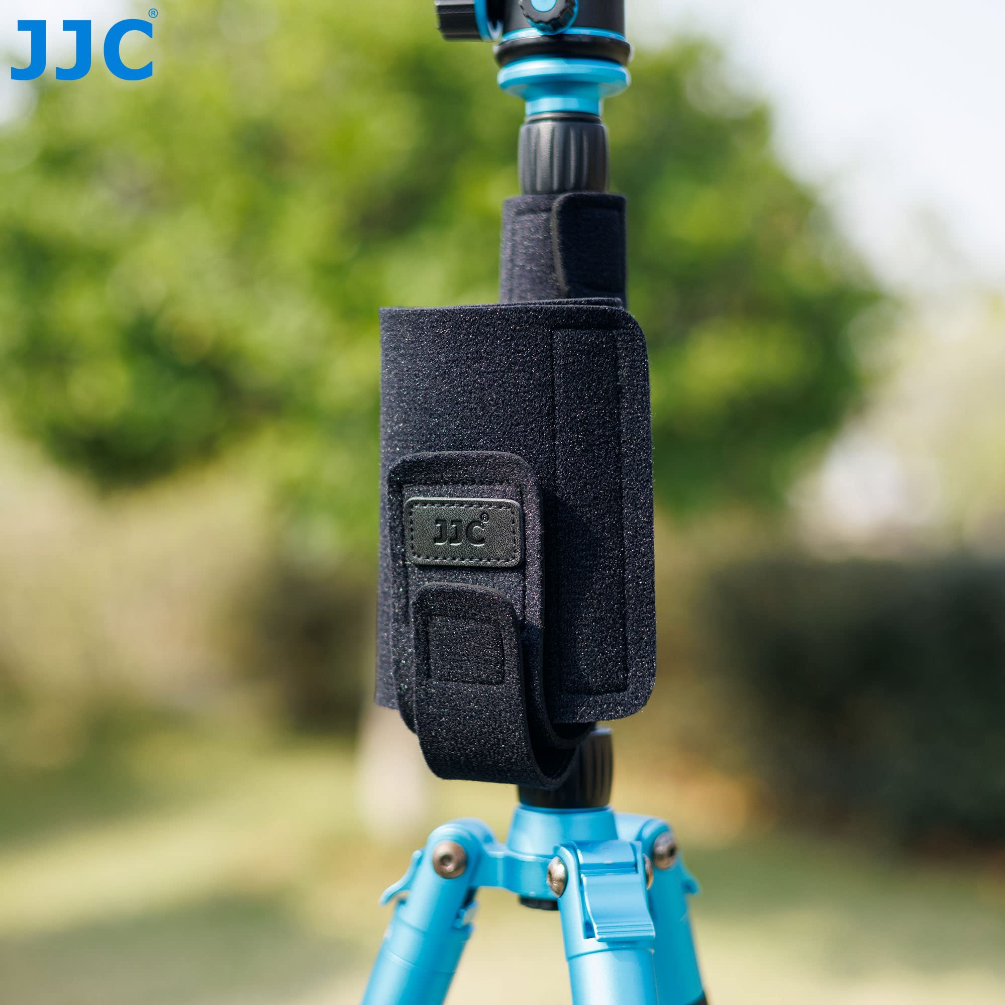 JJC Cinghia Montaggio Neoprene per Piccoli Gadget Attacca Alla Gamba del Treppiede, Supporto Luce Scala Fotografica, Fascio e Altri Oggetti per un Accesso Rapido Agli Oggetti (Capacità Carico 1kg)