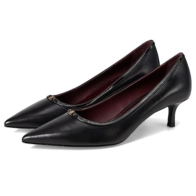 Tory Burch Double T Buckle Kitten Heel Pumps 45mm Women