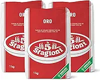 Farinha Italiana Le 5 Stagioni Oro Pack C/3 Un 1kg Pizza Pão