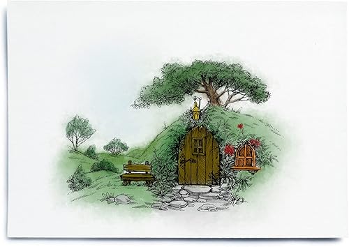 Miniatura 3 de Tree House - Sellos transparentes para hacer tarjetas y decoraciones de álbumes de fotos, sellos de goma transparente de cuento de hadas para
