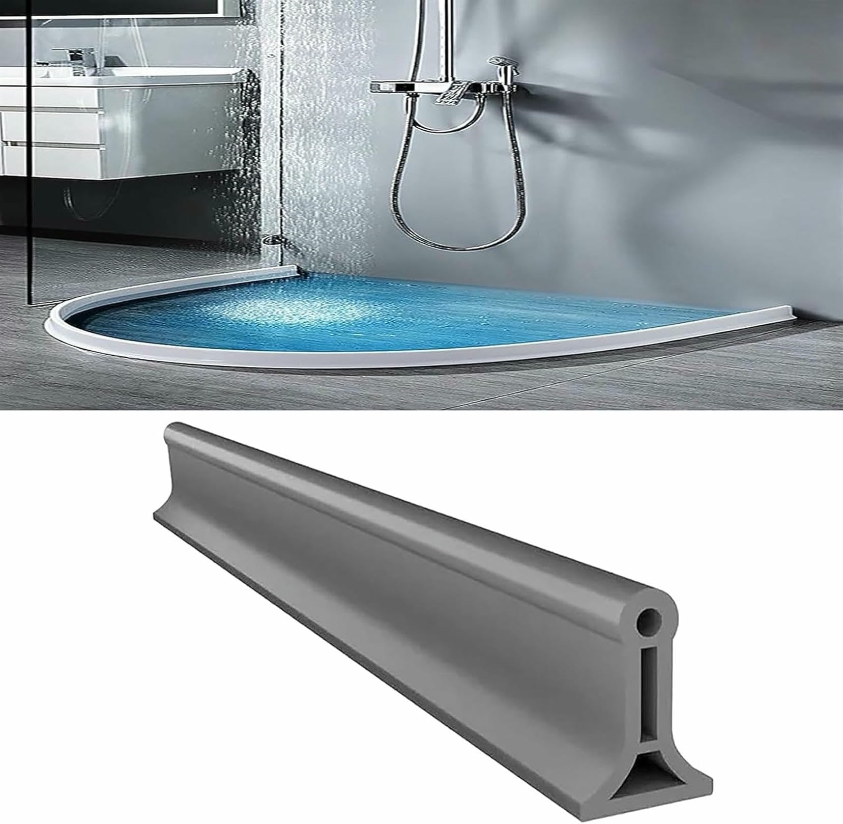 Eau d'angle pliante pour évier de cuisine et douche pour un sol toujours sec à la maison