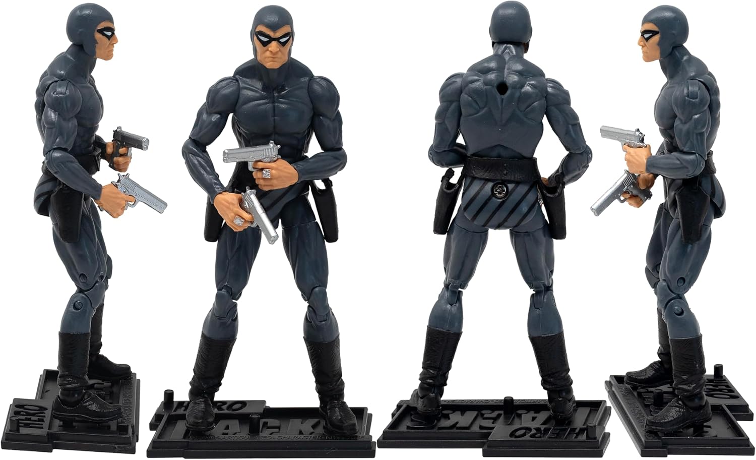 Boss Fight Studio Hero H.A.C.K.S. 21st Phantom and Hero Steed Action Figures, Highly Articulated Collectible Figurine with Accessories Including Pistols and Posable Horse with Saddle and Stand – 1:18