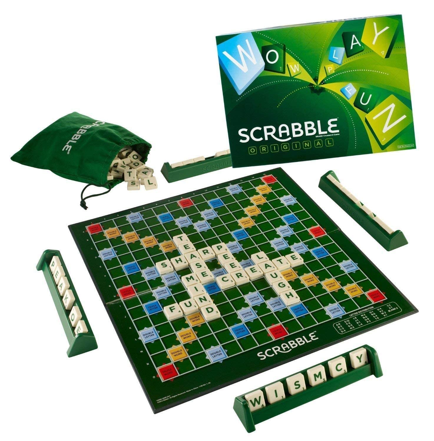 Strategy and Educational Board Games Family Game Night Scrabble vocabulary expansion and spelling