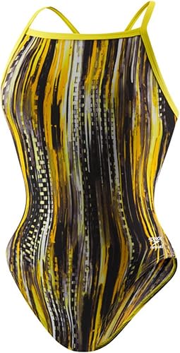 Speedo Endurance Flyback - Traje de baño para mujer diseño de rayas