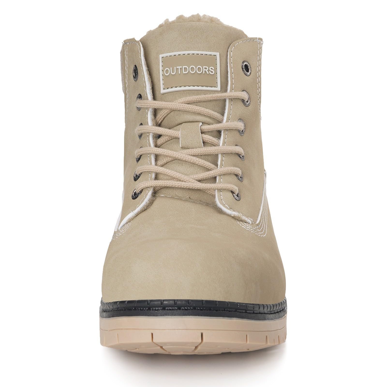 Stivali Uomo Donna Inverno Scarpe da Neve Caldi Snow Boots Impermeabili Stivaletti Pelliccia Stringate Outdoor