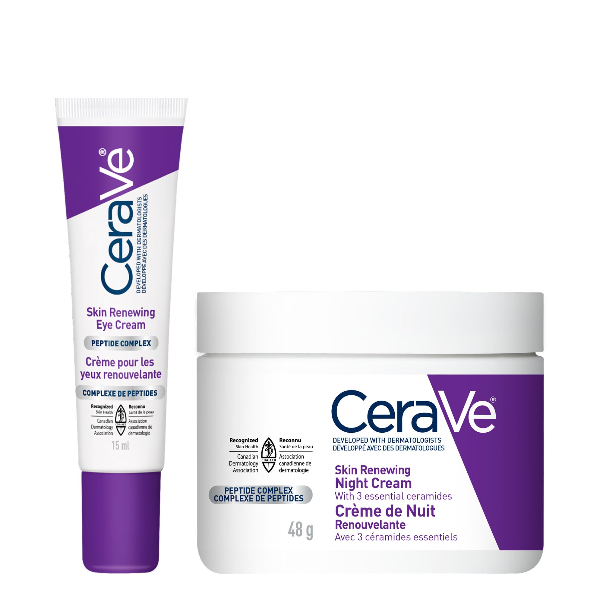 BUNDLE : Skin Renewing Night Cream + Rewening Peptide Eye Cream