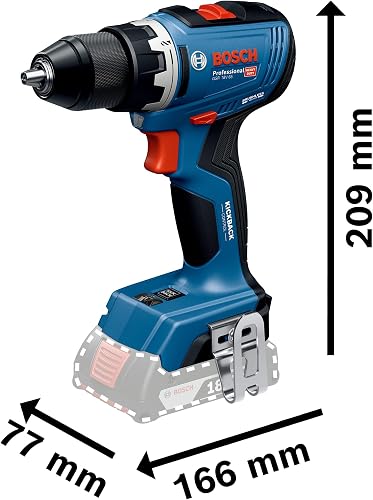Bosch PRO 18V System Combo-Kit: GSR 18V-65, GDX 18V-285, GKS 18V-57, GOP 18V-34, GST 18V-125 S, 2x GBA 5.0Ah, GAL 12V-18V-80, L-BAG - 3