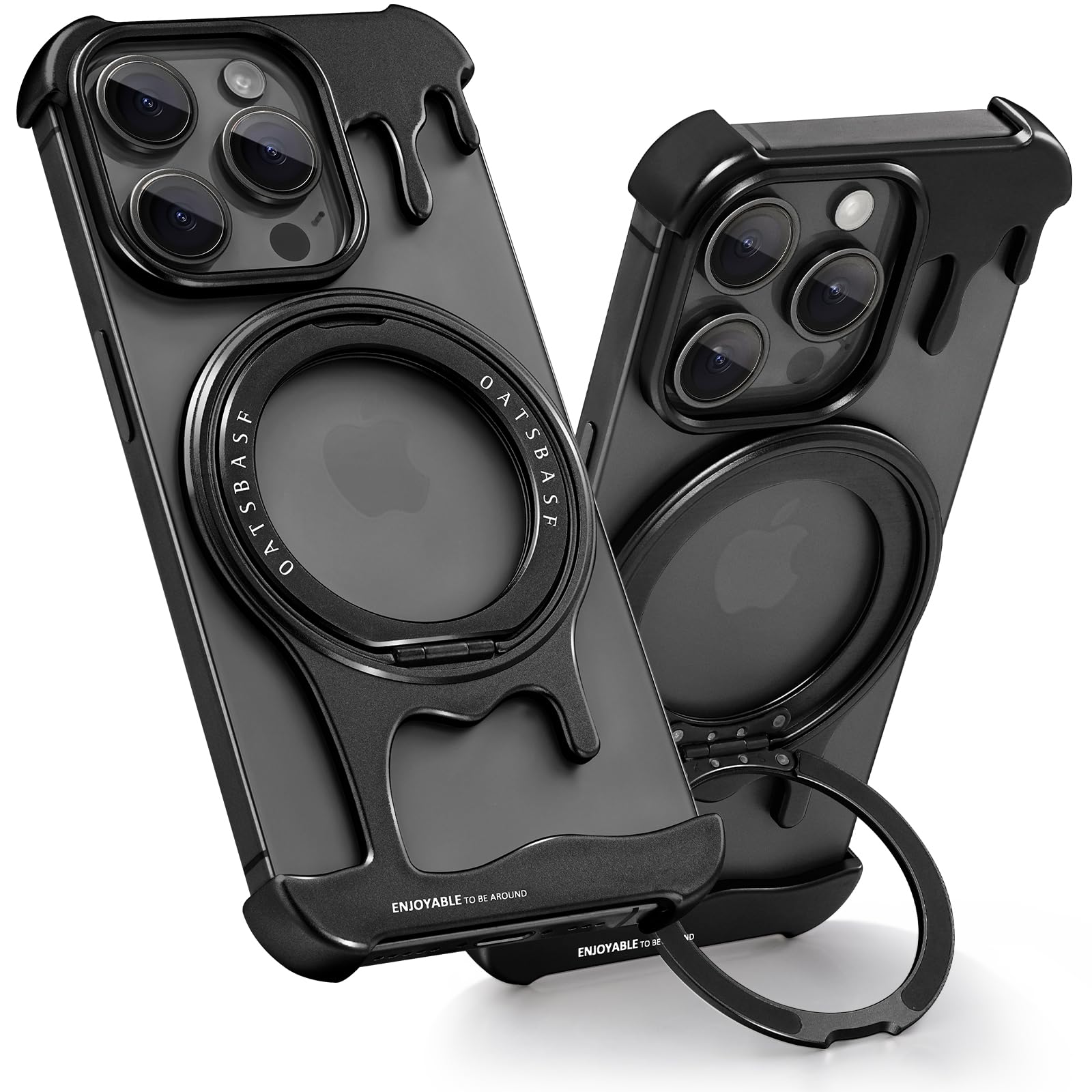 iPhone14プロケース Amazon.com: OATSBASF Frameless Bumper Case for iPhone 14 Pro Case