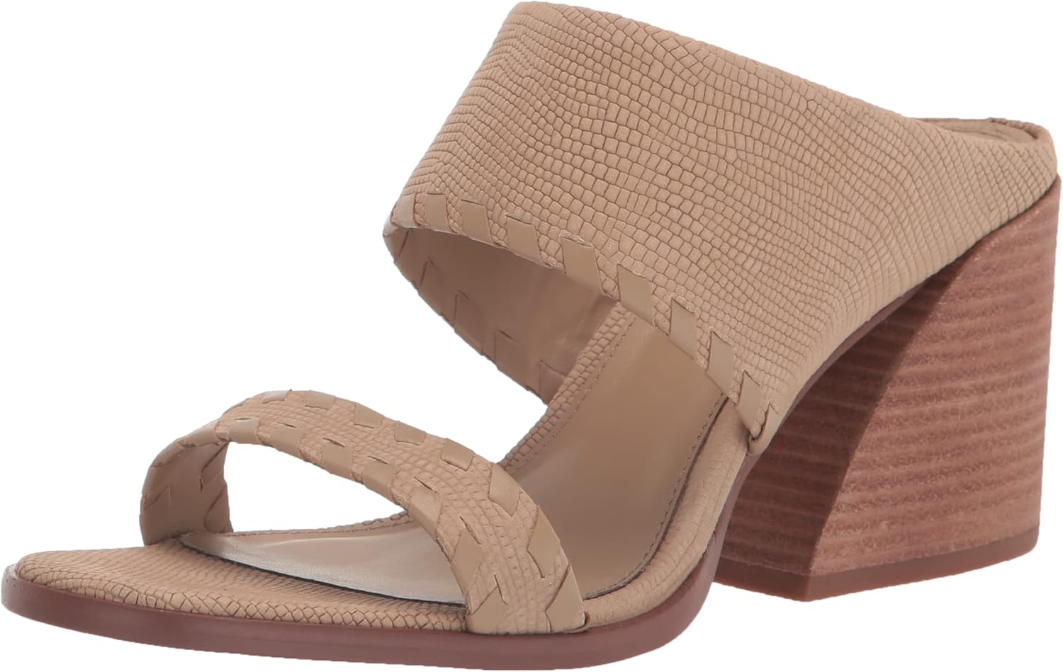 Vince Camuto Women's Kafinny Flare Heel Sandal Heeled, Tortilla, 10