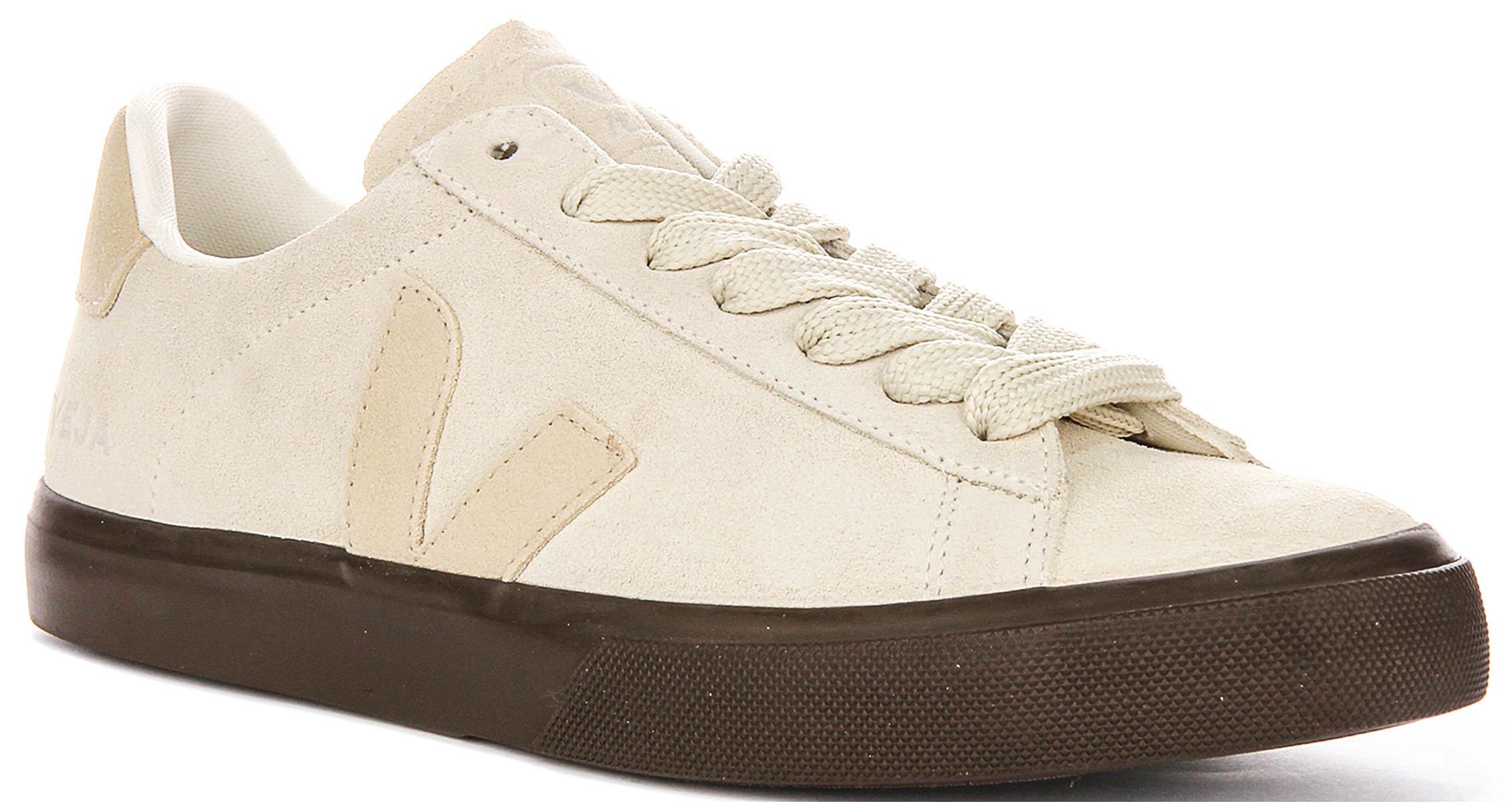 Veja Campo Suede White Beige Men's Sneakers (7 UK)