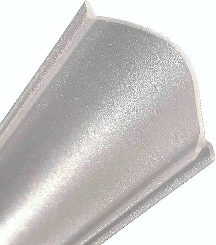 KastLite Difusor de lente curvado en forma de C debajo del gabinete  Cubierta de repuesto de acrílico blanco escarcha  Lente acrílica que no se