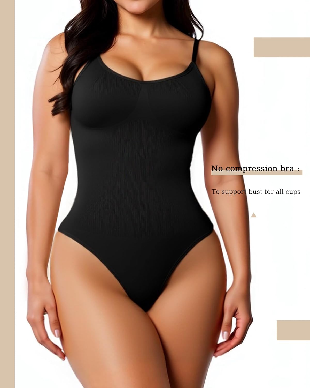 DEYUO Fajas Colombianas Shapewear for Women Tummy Control Bodysuit Postpartum Body Shaper Butt Lifting Faja Bodysuit - Image 2