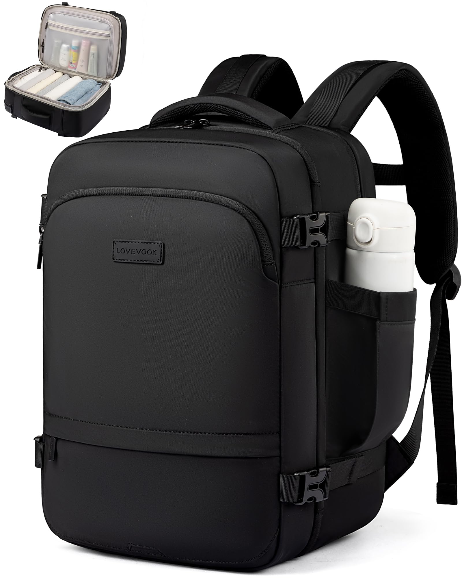 LOVEVOOK Ryanair Handgepäck 40x30x20, Handgepäck Rucksack Reiserucksack Flugzeug Damen Herren, Carry On Travel Backpack Underseat Laptop Cabin Bag für Business Arbeit Reise