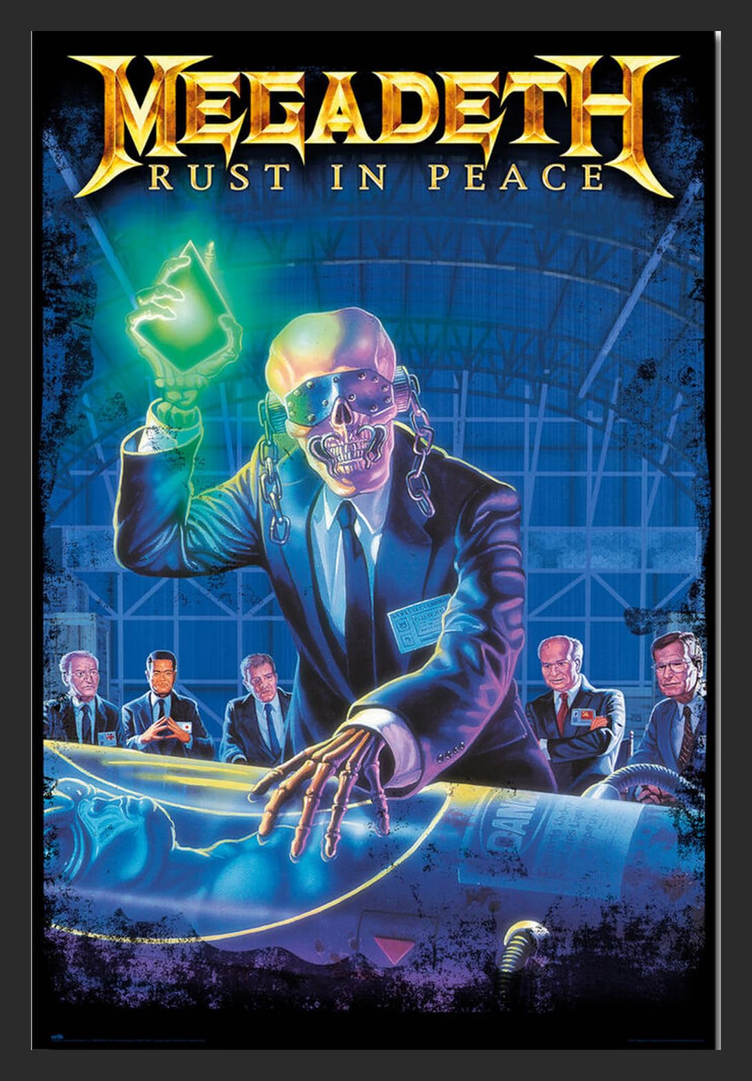 レコード　Megadeth × Kerrang! サインフォトカード付き！ Amazon.com: BUY ART FOR LESS Officially Licensed Megadeth - Rust