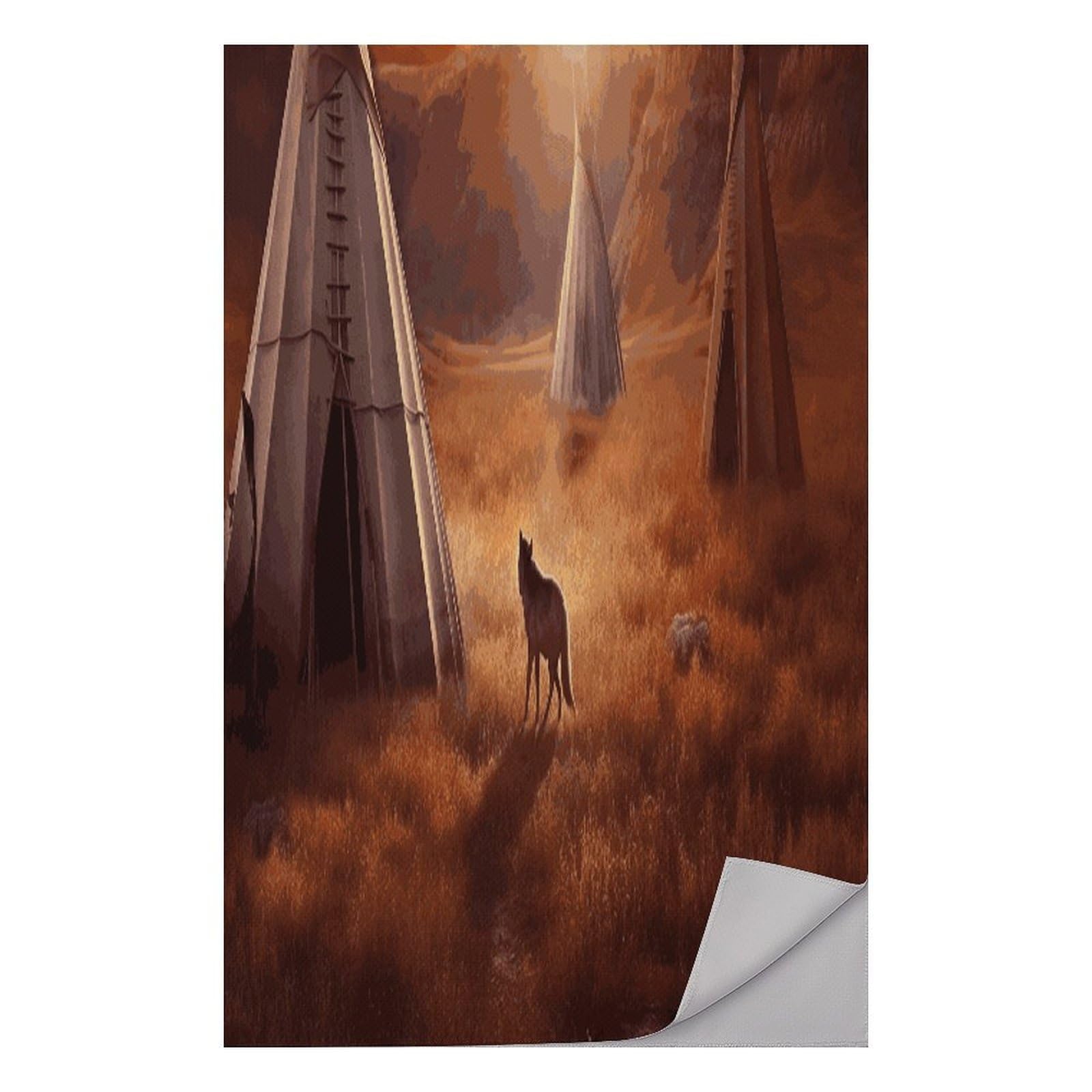 AQRJLPM Native American Tribes Quick Dry Towel Cold Fabric Workout Sweat Towels Highly Absorbing Odor-Free Travel Towel for Hot Yoga Tennis Running Exercise Working Out Camping