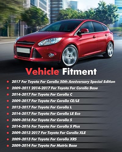 Miniatura 6 de cciyu 13106 Reemplazo del radiador para Toyota 2009-2017 para Corolla 1.8L 2009-2012 para Toyota para Corolla 2.4L 2009-2014 para Toyota para Matrix