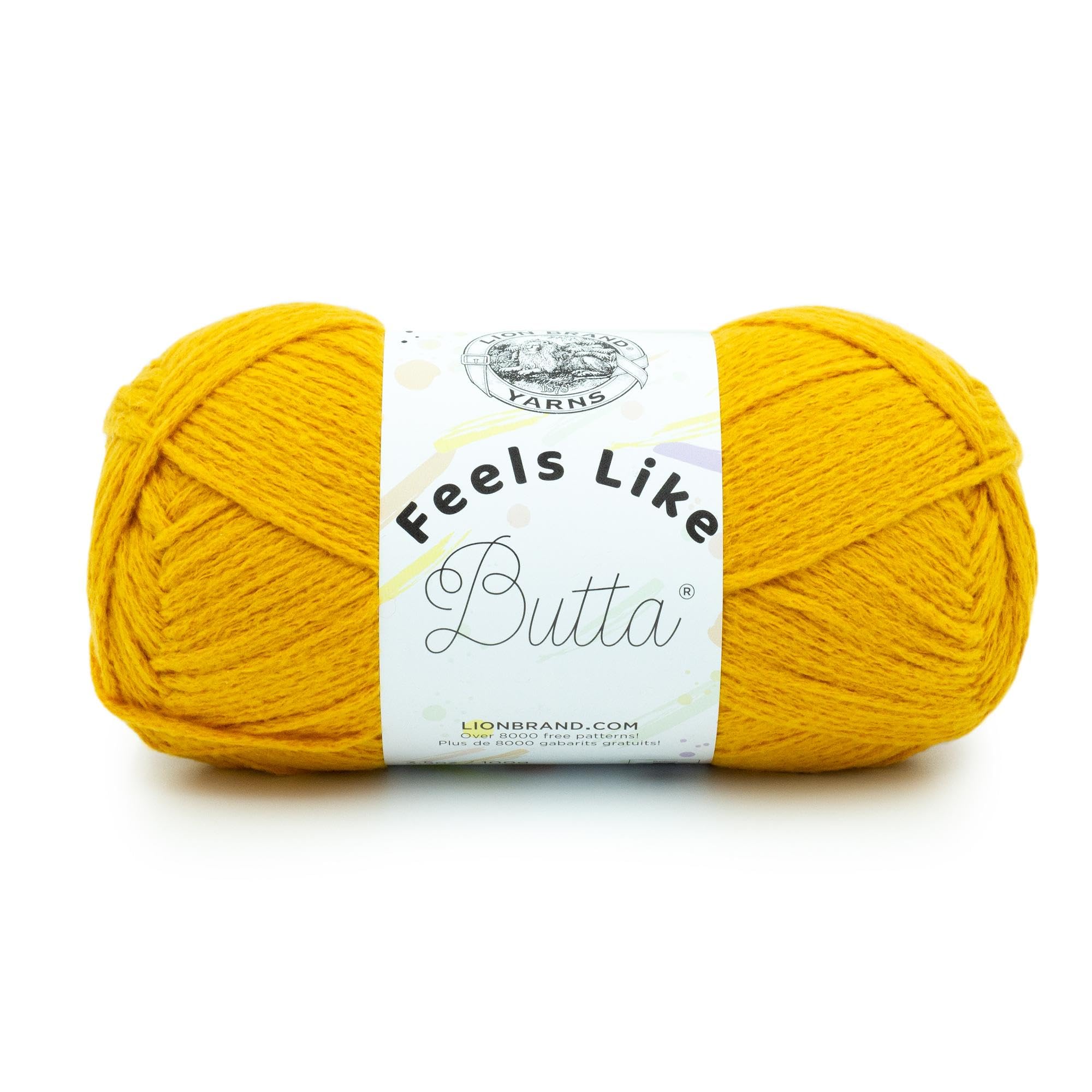 Feels Like Butta, Soft, Worsted Weight Yarn for Knitting, Crochet, and Crafts, Golden Sunshine, 1 Pack